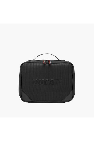 Ducati Piccolo Logo Print Lunch Bag with Zip Closure