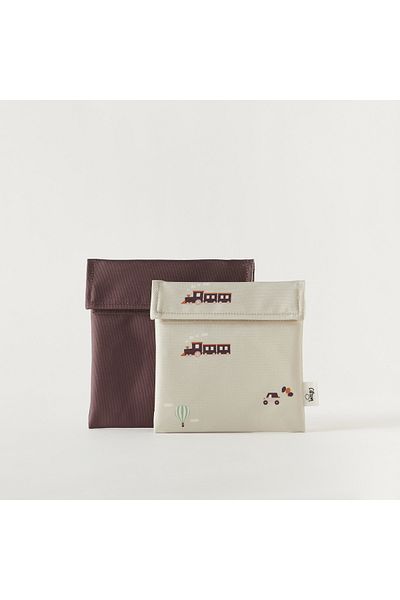 Citron Reusable Sandwich Bag - Vehicles: Fun and Eco-Friendly Sandwich Storage Solution