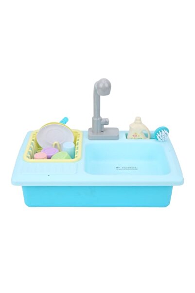 Mmgoqqt Chiuvetă de jucărie cu accesorii pentru copii, Mmgoqqt, culori strălu...