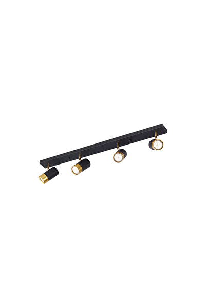 Braytron LAMPA DE PERETE G002C-4H-4xGU10-AURIU-NEGRU