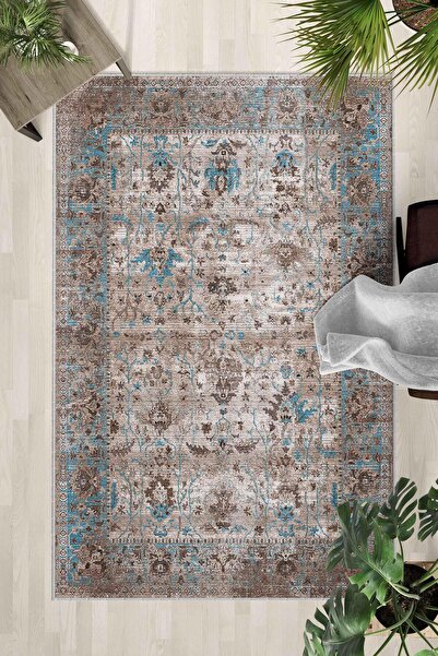 Monnhein سجادة قابلة للغسل بقاعدة مضادة للانزلاق – سجادة طباعة رقمية حديثة لل...