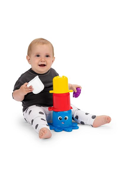 Baby Einstein - Sensory Stacking and Draining Cup Set, "Ocean Explorers Opuss"