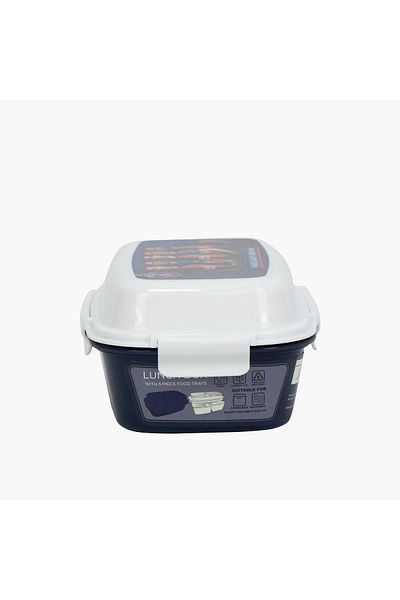 PSG Printed Lunch Box with Clip Closure