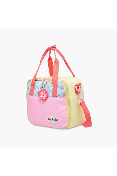 CARIOCA Doodle Print Lunch Bag with Zip Closure