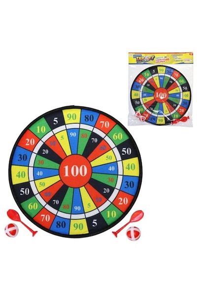 dalimag Set darts Gazelo, cu bile si sageti pe arici, multicolor