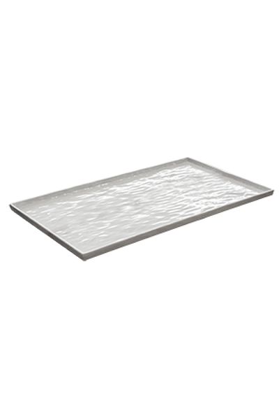 Raki Rectangular melamine serving tray RAKI 32 5x53x1cm white