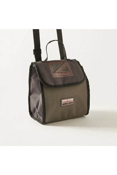Pepe Jeans Cody Printed Thermal Lunch Bag with Adjustable Strap - 2-Year Warranty