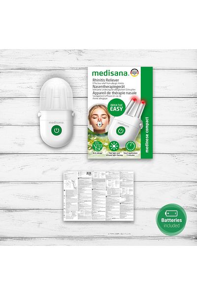 medisana Allergy treatment device,Medinose Compact Rhinitis Reliever,Medisana 45055,Infrared therapy