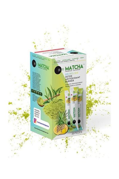 Matcha Premium Japanese Bromelan Detox Antioxidant Burner - 20 Pack