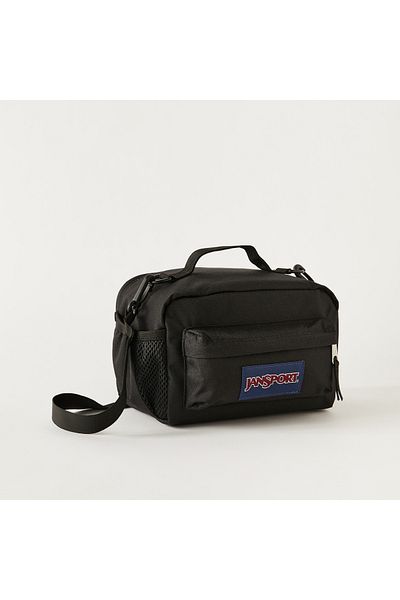 Jansport Solid Lunch Bag with Detachable Strap and Zip Closure - Lifetime Warranty