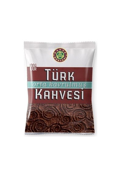 Kahve Dünyası Kahve Dunyasi, Roasted Turkish Coffee 100g X 12 Pieces