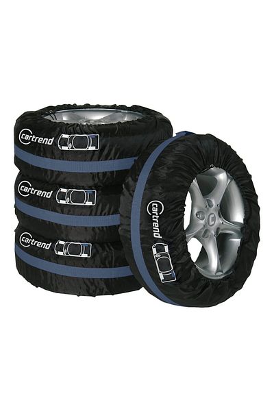 Cartrend Set huse anvelope, Cartrend, diametru total maxim al rotii (janta + anvelopa) 62 cm, 4 buc