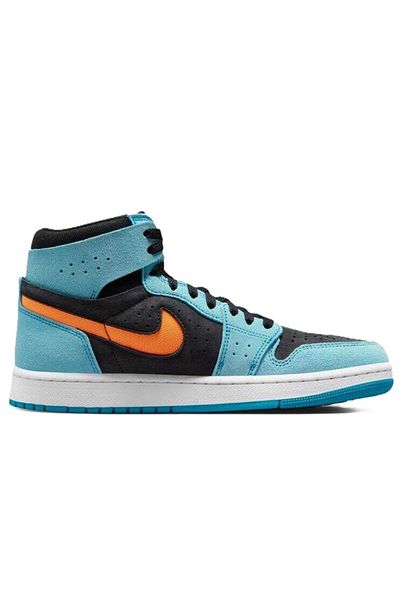 Nike Air Jordan 1 Zoom Air Cmft 2 Leather Unisex Sneaker Genuine Leather Unisex Casual Sports Shoes Blue