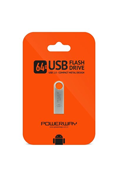 The LOG INVEST 64 Gb Metal USB 2.0 Flash Memory