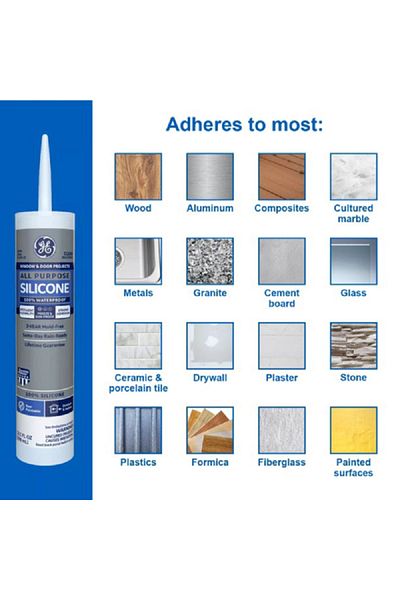 GE All-Purpose Silicone Sealant Clear 209ml