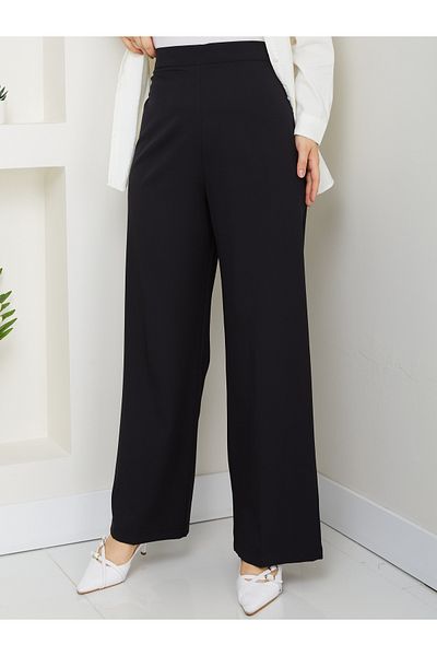 Moda İncir ELASTIC WAIST WIDE LEGS PANTS