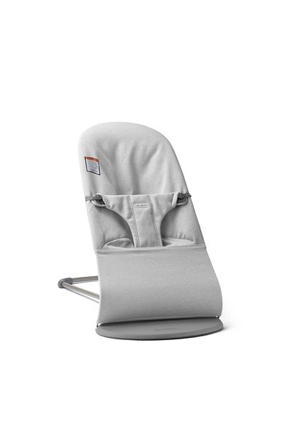 BabyBjörn Baby Bjorn Bliss Classic melange fabric rocking chair for children, Light Grey