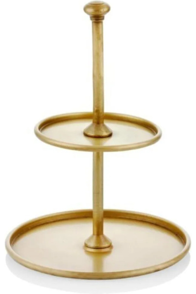 Mia PASTA SUNUM 2 KATLI MAT GOLD MİNİ