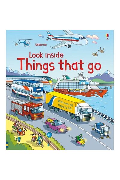 Usborne Publishing Look inside: things that go