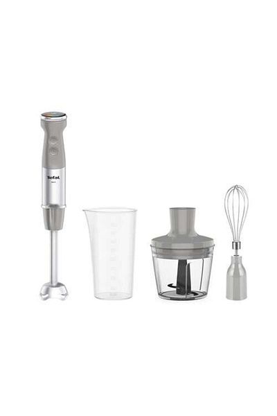TEFAL Vertical mixer Tefal HB673B30, 0.8 ml, 1000 W, Turbo, White / Gray
