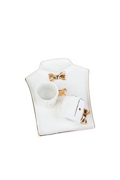 ERGENÇLERZÜCCACİYE Shp-9862/12 2-Person Porcelain Coffee Cup Set White