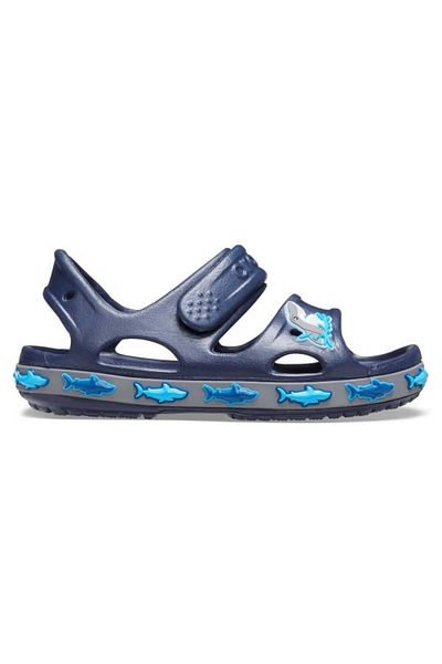 Crocs Sandale Crocs Fun Lab Shark Band Sandal B 19-20 EU - C4 US Albastru - Navy