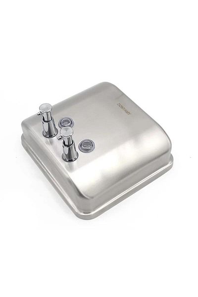 Trendy's Double liquid detergent dispenser 1500ml shiny chrome