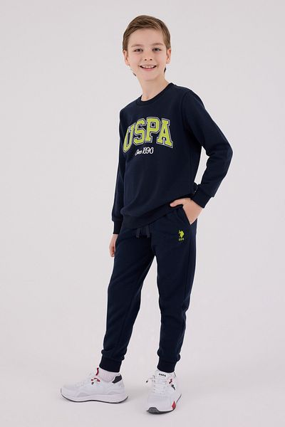 U.S. Polo Assn. Licensed Boys' Bottom Top 2 Piece Tracksuit Set