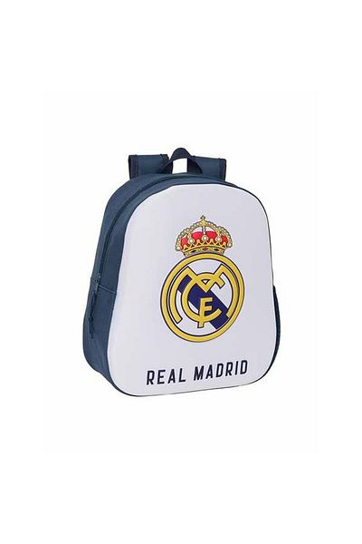 Real Madrid C.F. Real Madrid C.F. Backpack, White-Blue, 27 x 33 x 10 cm