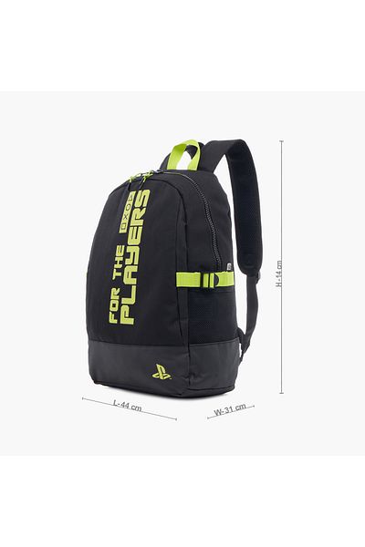 Playstation Gamer Print 17-inch Backpack with Adjustable Straps - 44x31x14 cms