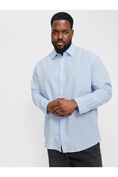 Jack & Jones JJEBREEZE LINEN BLEND KETEN GÖMLEK