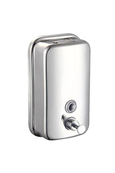 Trendy's Chromed stainless steel liquid soap dispenser 500 ml - glossy