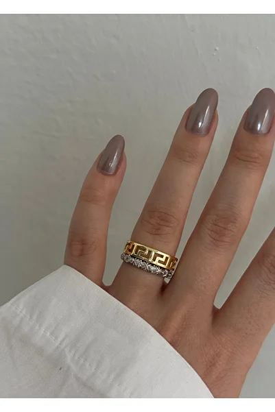 KİLİGİSTANBUL Lukan Adjustable 2-Piece Ring