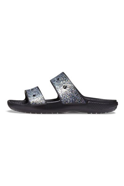 Crocs Sandale Classic Glitter Sandal Kids - Black/Multi