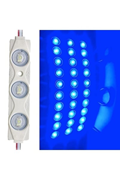 NisaLuce 1,5W-3 LÜ MODÜL LED (MAVİ)