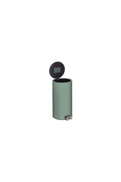 5five Simple Smart Delta pedal bin, metal, green, 30 liters, 31.5 x 31.5 x 62 cm