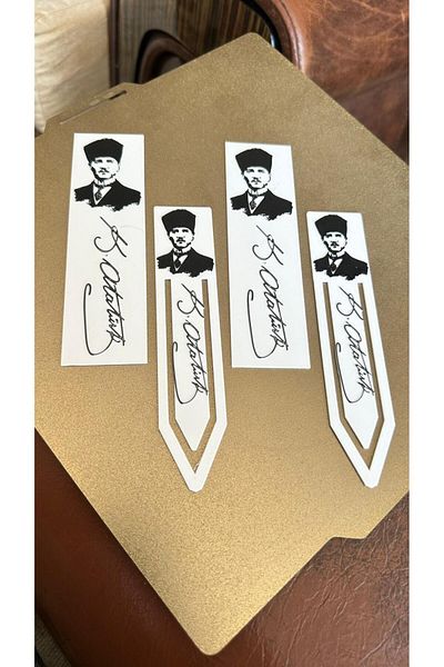 Fcloud Ataturk Portrait Bookmark 1 Piece – 14 cm