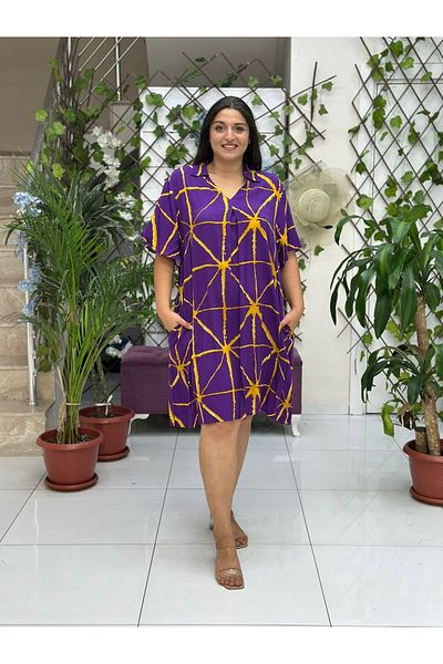 Punta Otantik Vn19105 Viscose Venice Dress