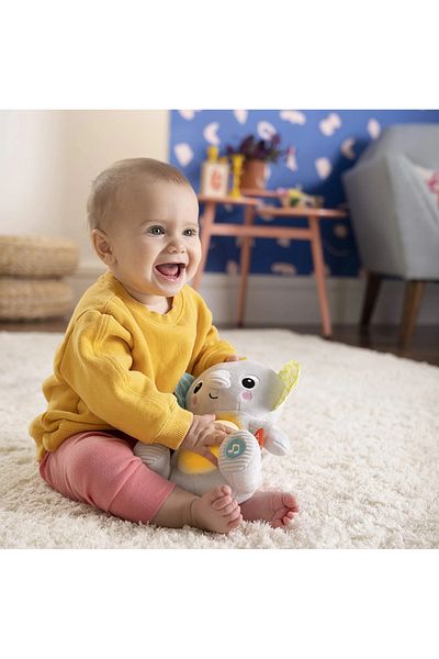 Bright Starts - Jucărie interactivă Hug A Bye Pui de elefant