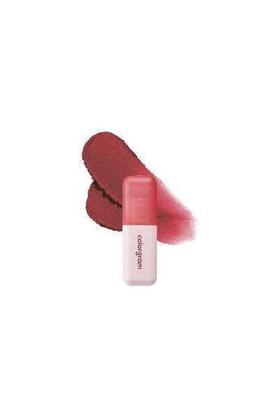 colorgram Nude Blur Tint #05 Vintage Red 5g - red satin lip tint