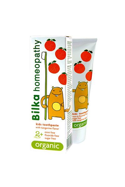 BilKa Pasta de dinti pentru copii Bilka Homeopathy 2+ mandarine 50ml