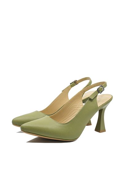 Dogati Elegant Shoes Dogati, Olive Green, Leather