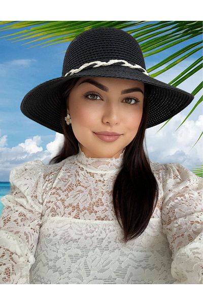 Confortino Sun hat with medium round brim and drawstring in 2 colors - ONE SIZE, ADJUSTABLE