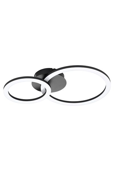 Eglo 900322 "Parrapos-Z" 44.5 cm Long Steel Black Ceiling Light