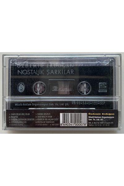 Plakevi İzmir Özdemir Erdoğan Nostalgic Songs Cassette (Original Era Print Cassette)
