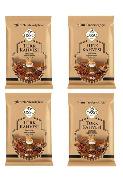 Osso 4-Pack Turkish Coffee (4X100=400Gr)