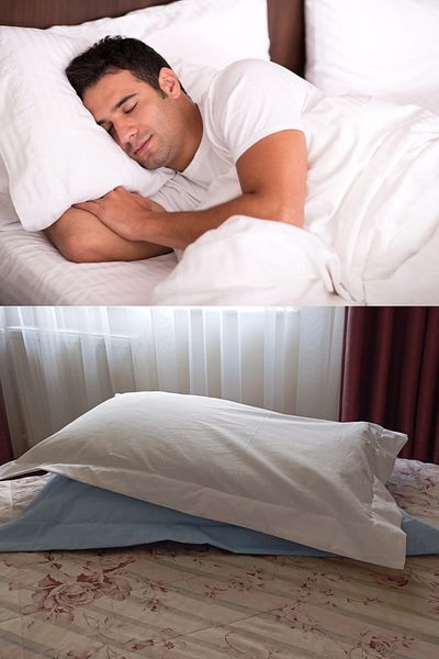 LAPENTA Sleep Pillow with Buckwheat Shell Filling for Snoring and Neck Pain