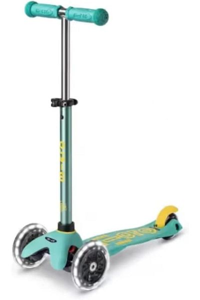 Micro Scooters- Mini Deluxe 3 in 1 Deluxe Eco - Mint | Scooter for Kids | Kids Scooter | Scooter wit