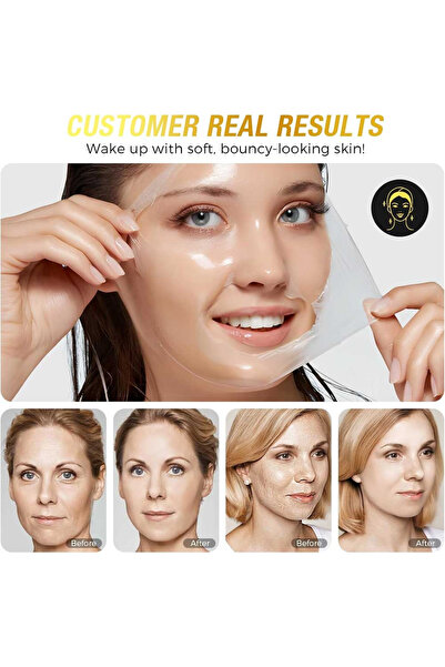 NOVA KISS Night Mask with Snail Mucin 68%, Collagen, Niacinamide, Intense Hydration, 75 ml