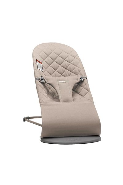 BabyBjörn BabyBjorn - Classic Quilted Fabric Rocker, Bliss Sand Grey